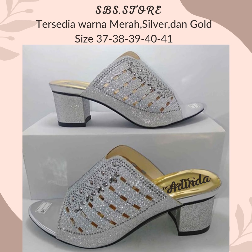 Jual SANDAL WANITA HIGH HEELS PESTA MEWAH DAN TERMURAH sandal wanita terbaru wedges sandal pesta wanita payet terbaru hak tahu 5cm Shopee Indonesia