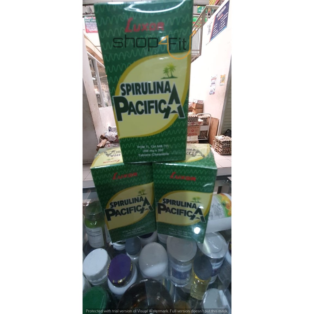 Jual LUXOR SPIRULINA PACIFICA KEMASAN 200mg X 200TABLET Shopee Indonesia