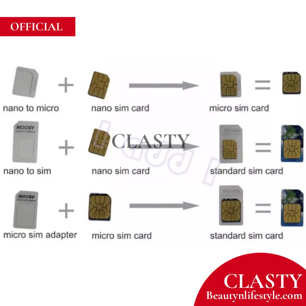 Jual Adapter Sim Card Nossy / Nossy Sim Card Adapter Nano / Sim ...