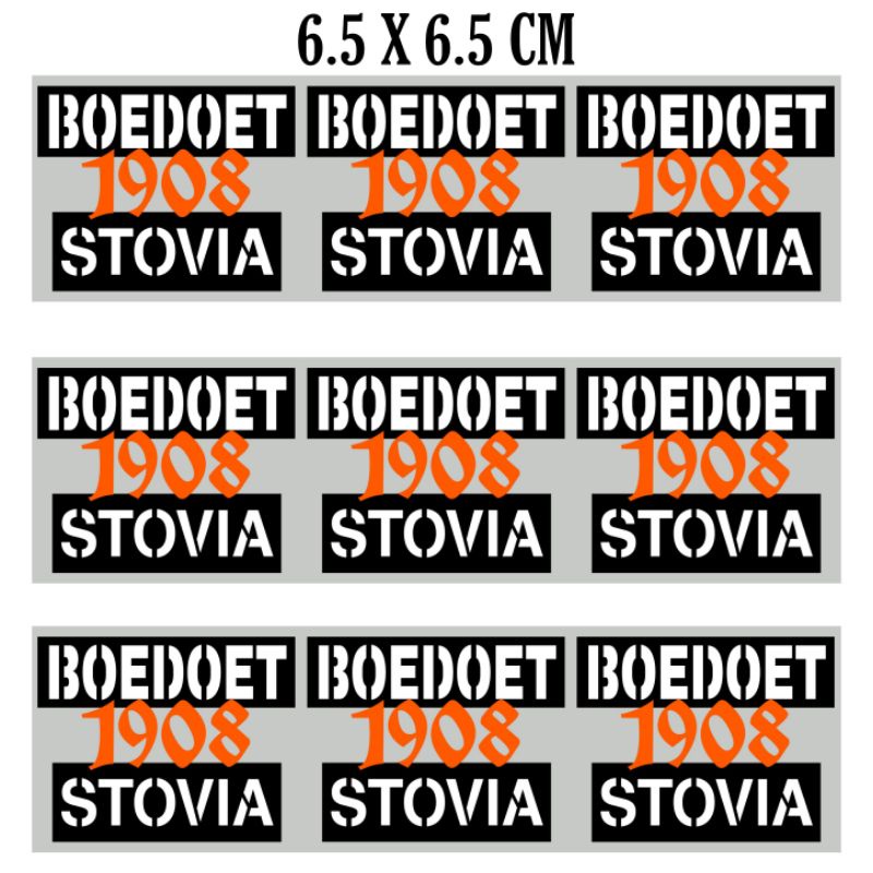 Jual Stiker Boedoet STOVIA 1908 / Stiker Hp | Shopee Indonesia