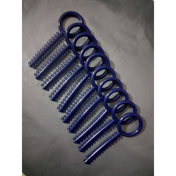 Jual O Ring Ligature Tie BLUE ( 21 ) Power O AO Biru Dongker isi 10 ...