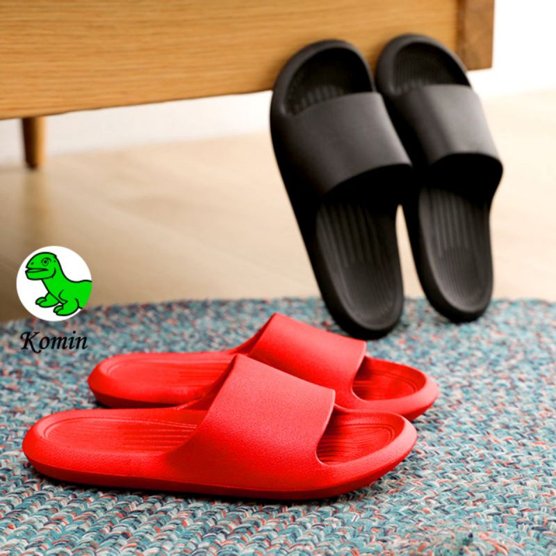 Jual Sandal Selop Polos Pria Import Sandal Cowok Polos Slip On Simple ...