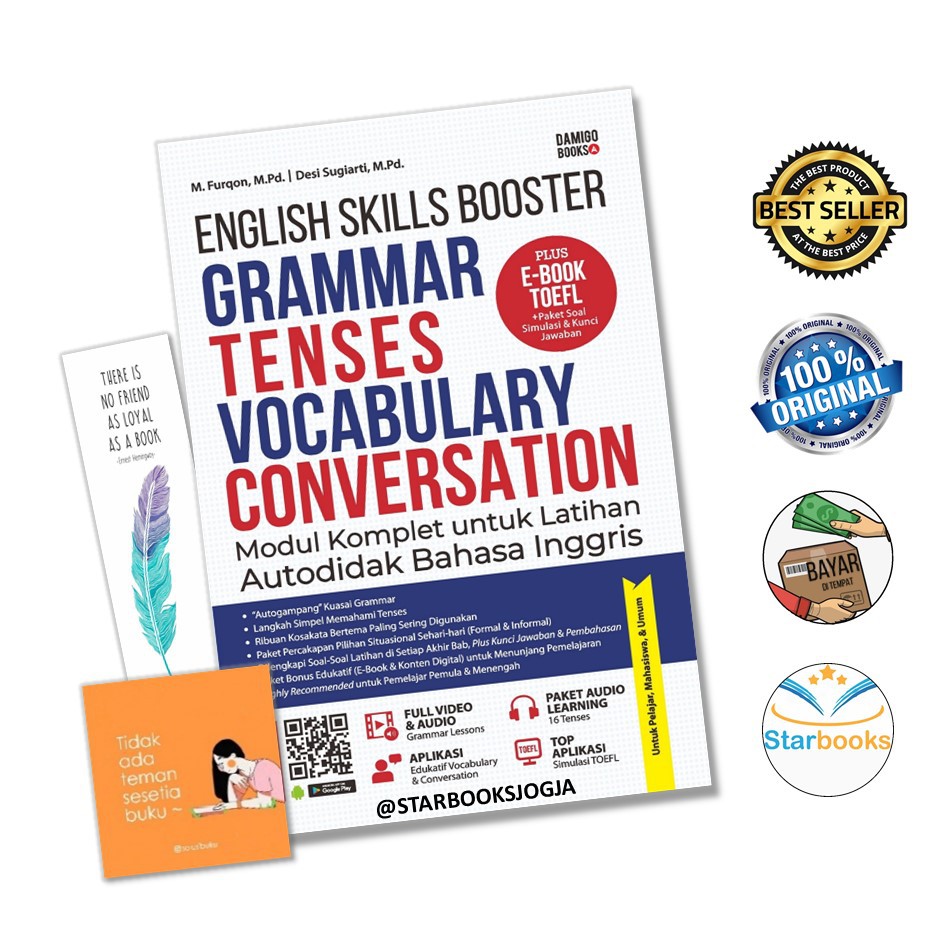 Jual BUKU ENGLISH SKILLS BOOSTER & IMPROVE: GRAMMAR, TENSES, VOCABULARY ...