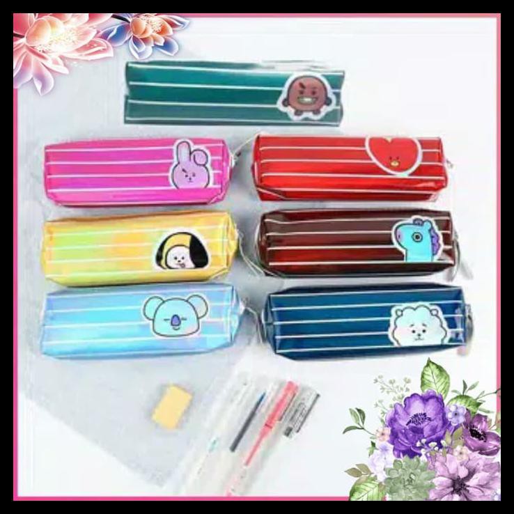 Jual BT21 BTS KOTAK ATK ALAT TULIS TEMPAT PENSIL KARTUN PENCIL CASE ...