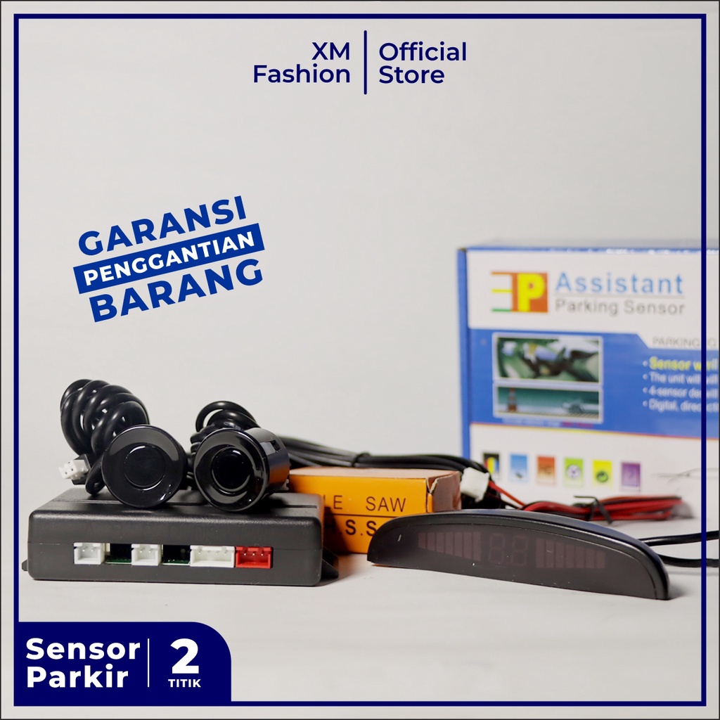 Jual BERGARANSI Satu set Sensor Parkir Mobil 2 titik Universal Include ...