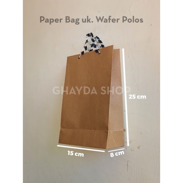 Jual Paper Bag Wafer Polos Shopee Indonesia