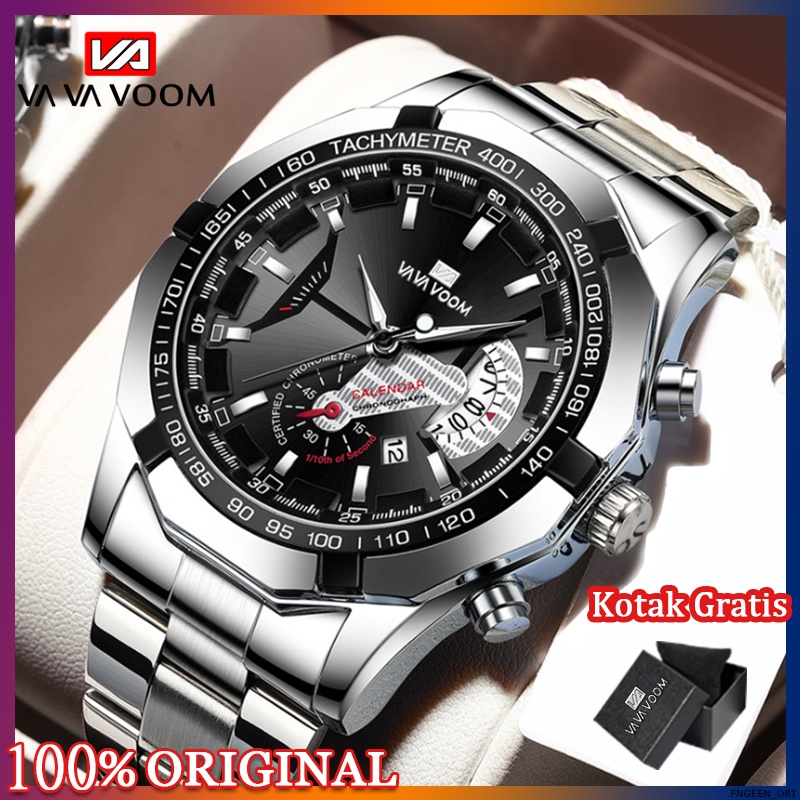 Jual Jam Tangan Pria Vava Voom Kronograf Luxury Sport Quartz Business