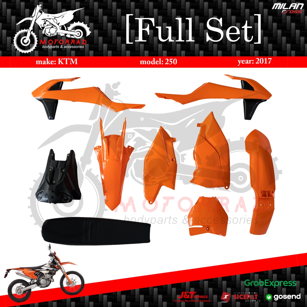 Jual BODY SET KTM 250 TAHUN 2017 KOMPLIT Shopee Indonesia