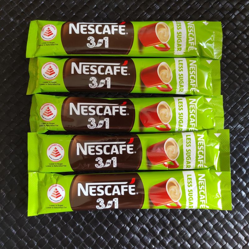 Jual Kopi Nescafe Original Less Sugar 3 in 1 Ecer per Sachet (Halal
