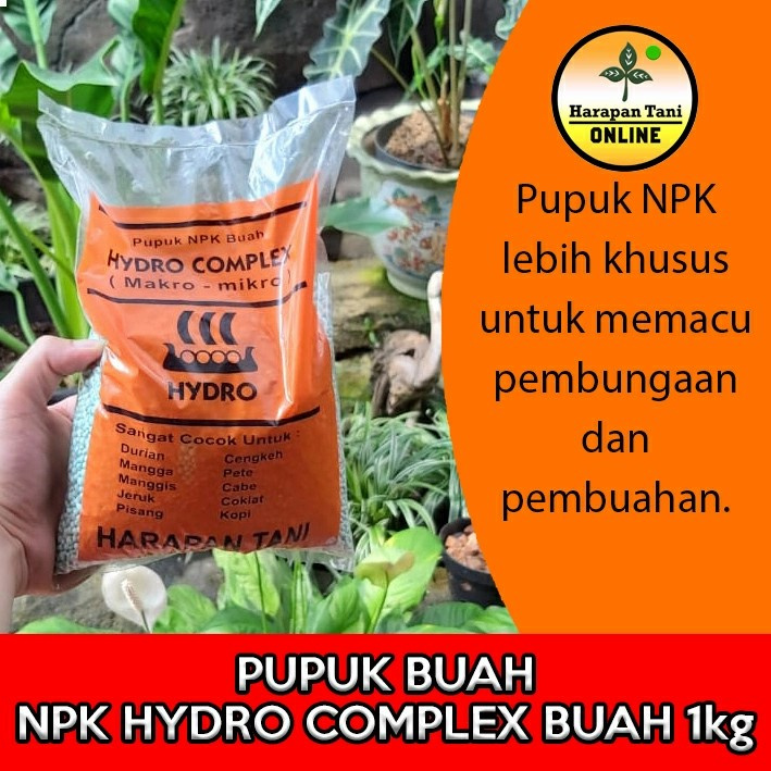 Jual Pupuk NPK Buah Hydro Complex 1kg | Meningkatkan Kualitas Hasil ...