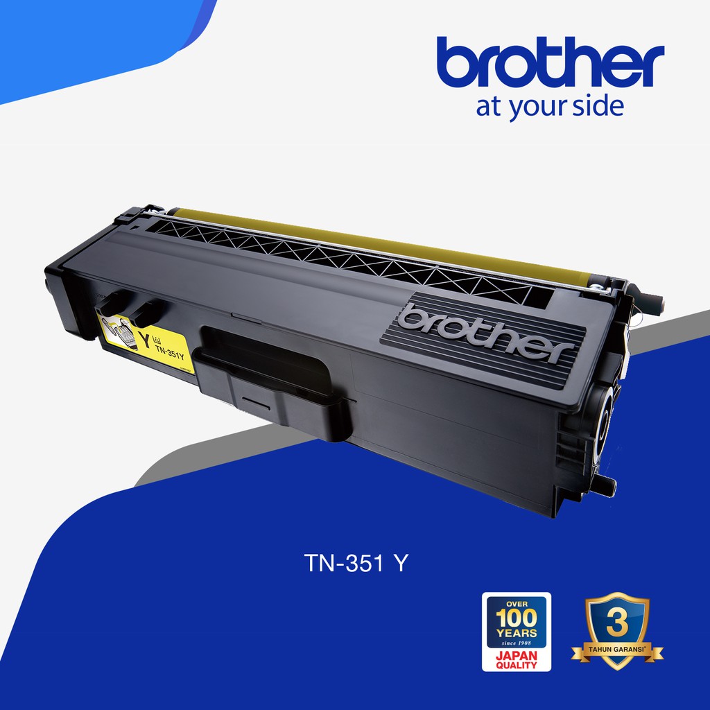 Toner Brother Original TN351 Yellow for HL-L8250CDN, HL-L8350CDW, MFC-L8850CDW - Original Resmi (2)