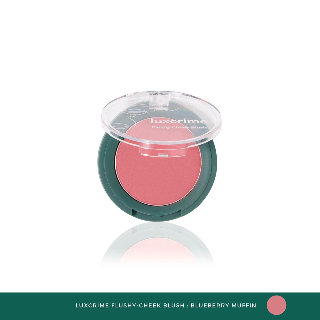 Jual Luxcrime Flushy-Cheek Blush Blueberry Muffin | Shopee Indonesia