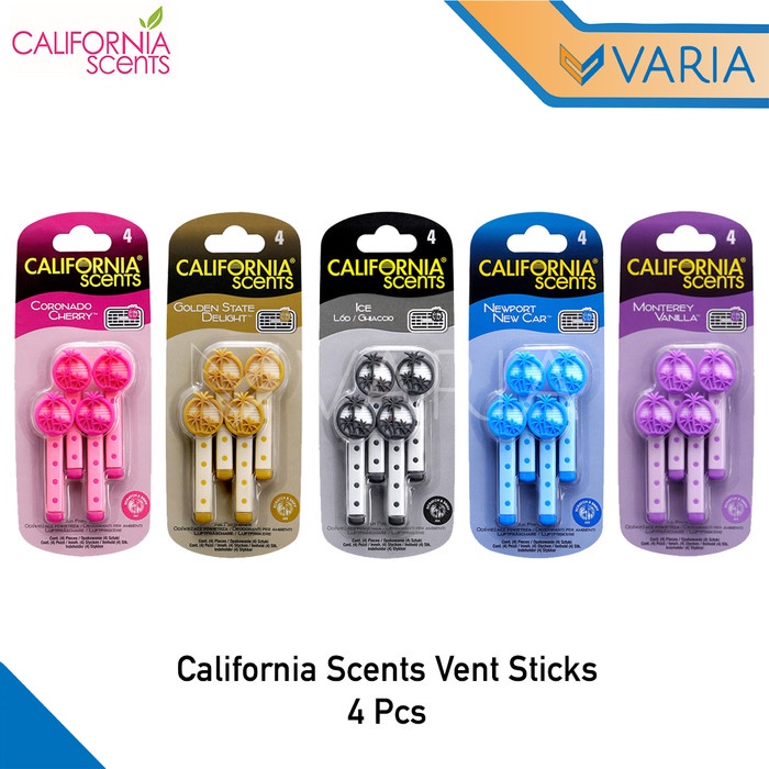 Jual California Scents Vent Sticks Parfum Pengharum Pewangi Kisi AC