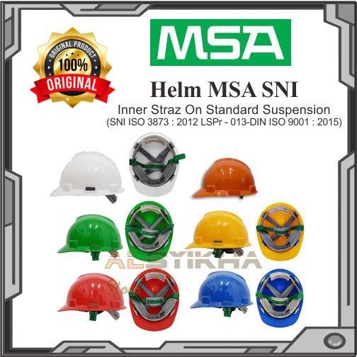 Jual Helm Safety Sni Msa Lokal Plus Inner Straz On Standard Suspension