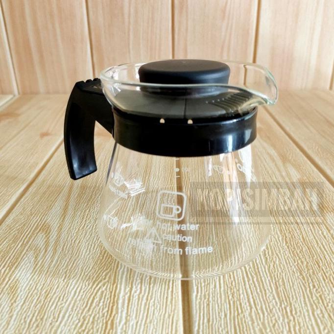 Jual Spesial Promo Glass Coffee Server Tiamo Ml Black Gelas Teko Kopi Kaca Minuman Shopee