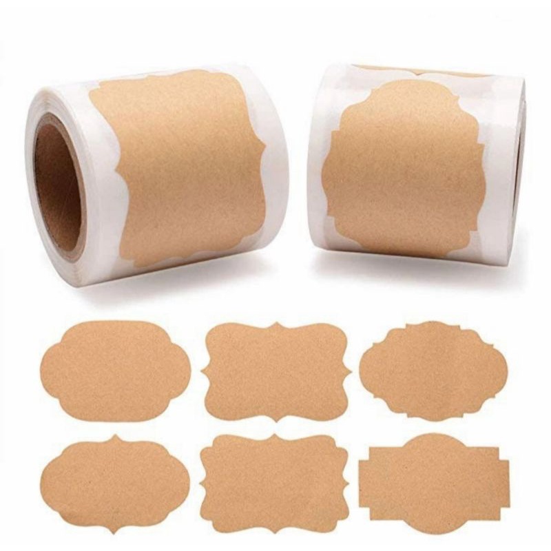 Jual Stiker Label Nama Blank isi 300 Cutting Sticker / Sticker Rol ...