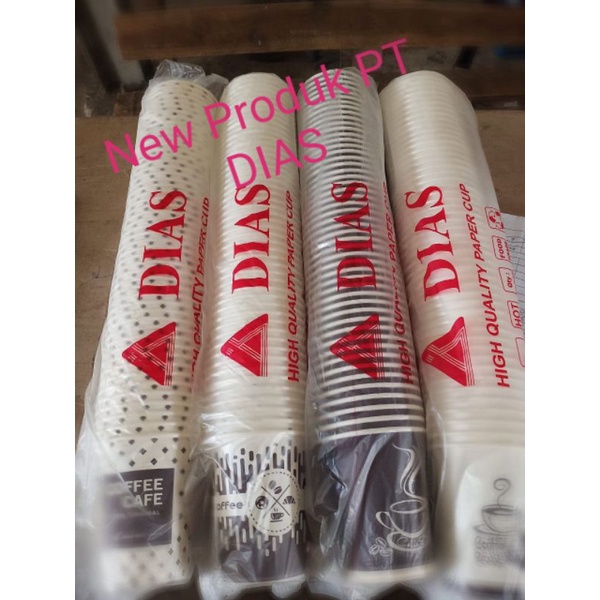 Jual Paper Cup Kopi kertas ukuran 8 oz motif | Shopee Indonesia