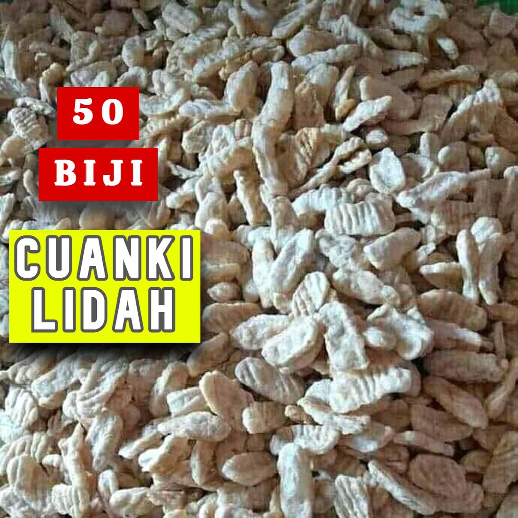 Jual Cuanki Lidah Topping Baso Aci Boci Seblak Isi 50 Biji Shopee