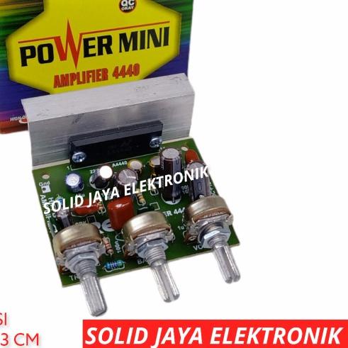 Jual KIT POWER MINI AMPLIFIER LA4440 LA 4440 MONO 12V DC PLUS TONE ...