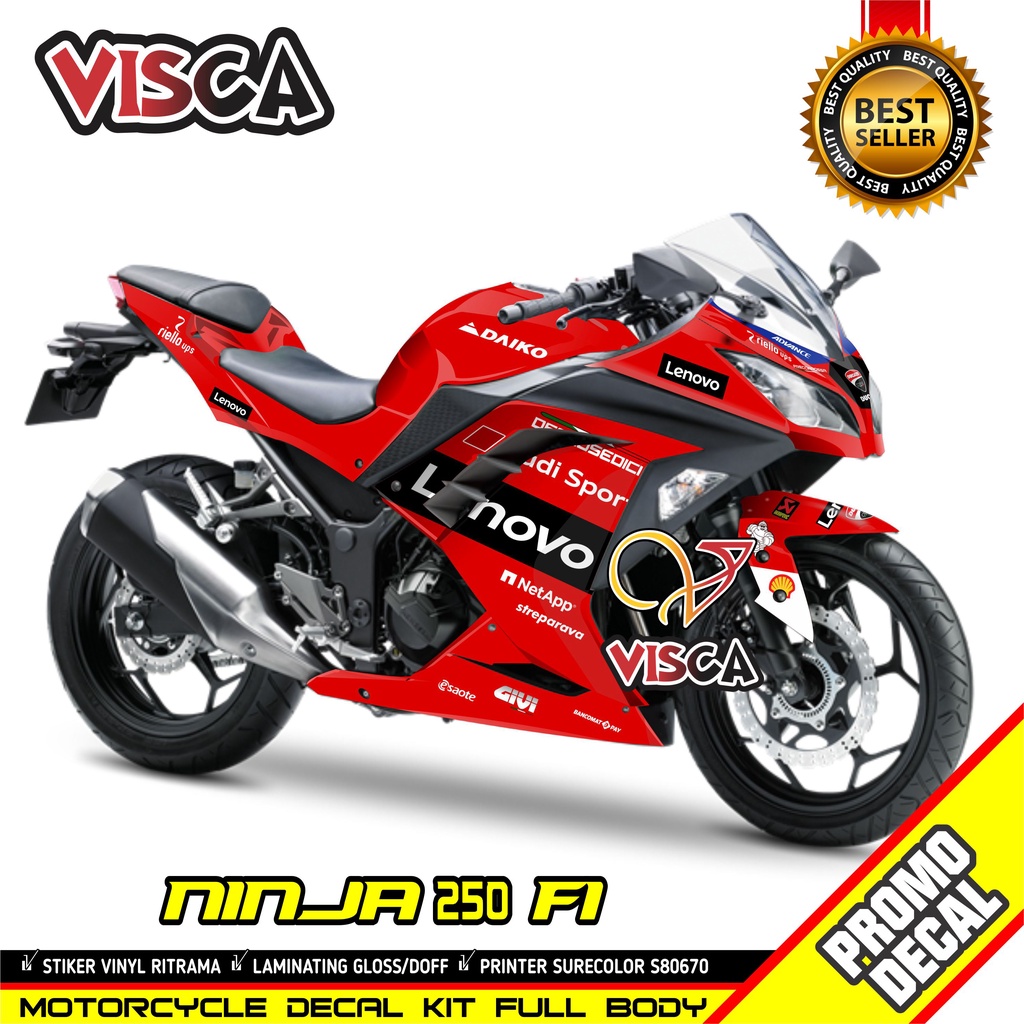 Jual Decal Ninja 250 Fi Full Body Stiker Ninja 250 Fi Full Body