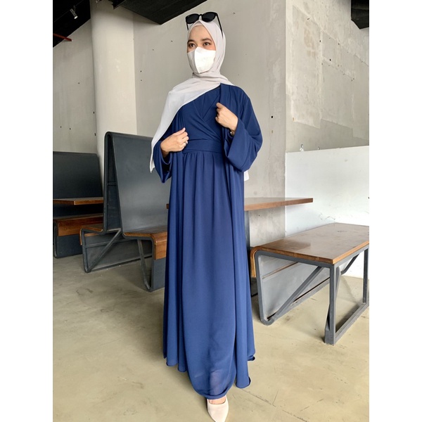 Jual One Set Abaya Turki (siap kirim) | Shopee Indonesia