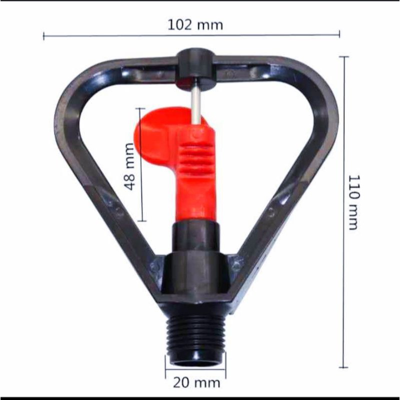 Jual springkel/ sprinkler/ alat siram otomatis berputar 360⁰ | Shopee ...