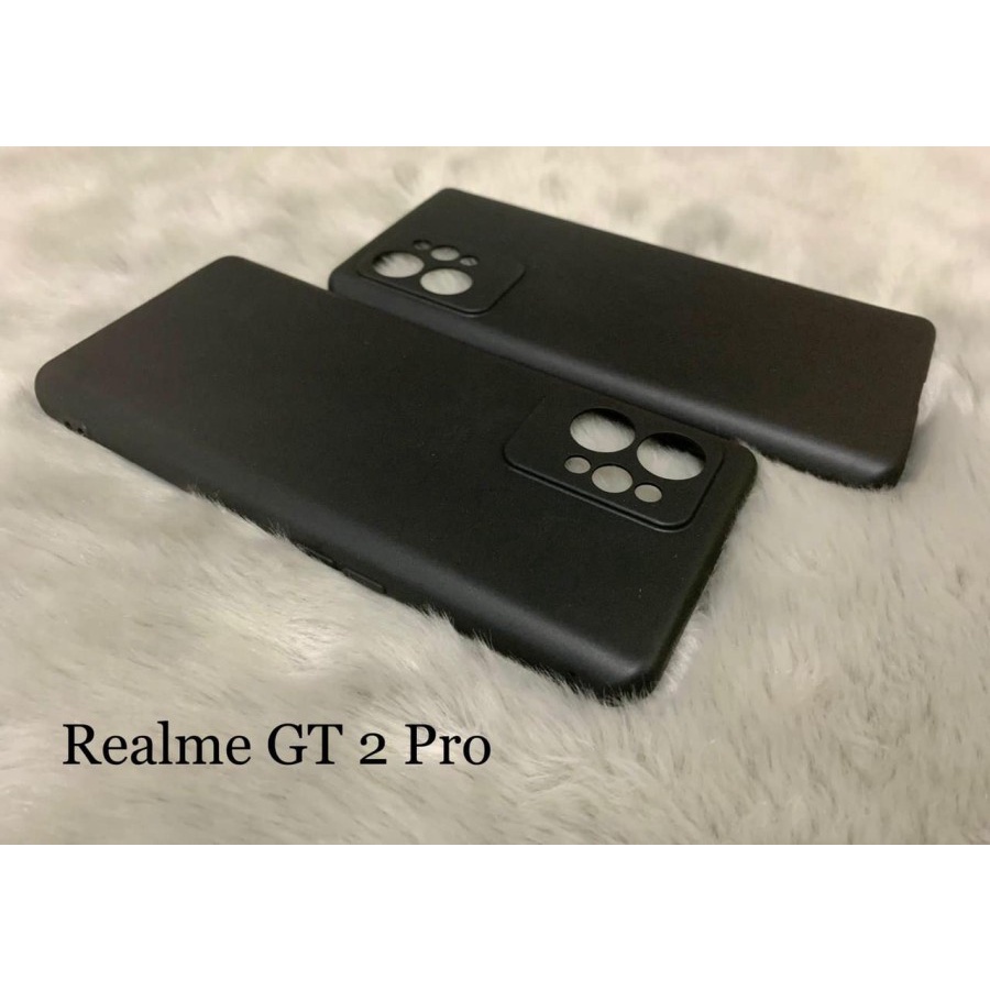Jual Casing Realme GT 2 Pro 5G Silicone Slim Matte Black Matte Realme ...