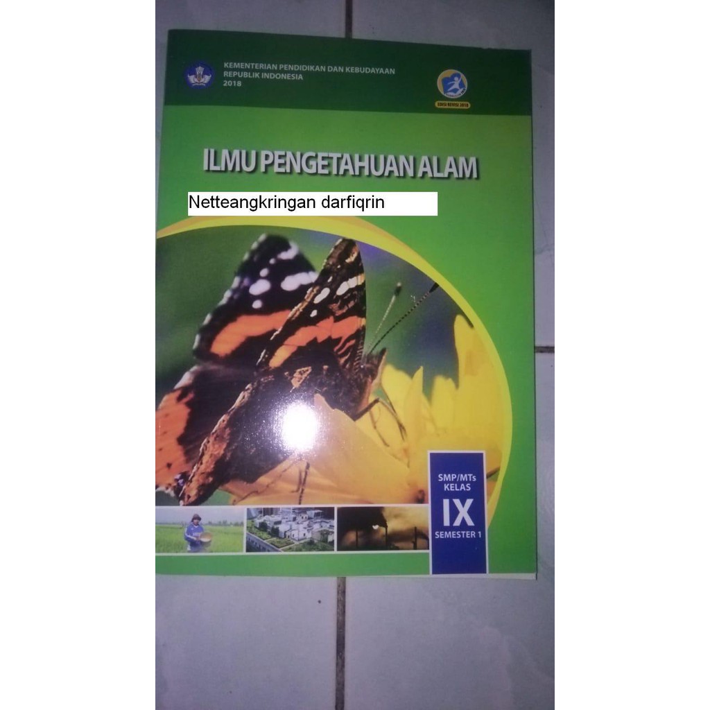 Jual Buku IPA semester 1 untuk SMP MTS kelas IX sembilan Revisi 2018 ...