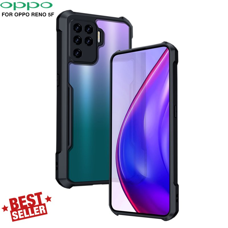 Jual Case Oppo Reno 5F Beatle Series Bumper Transparan Clear Softcase ...