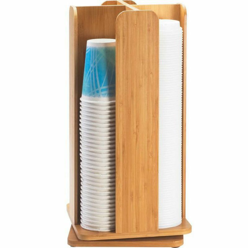 Jual Wooden Cup Holder Kayu Pinus Cup Minuman Plastik Cup Organizer ...