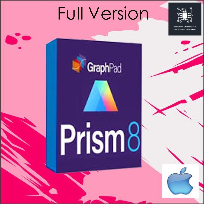 Jual CD/DVD Software Statistik Graphpad Prism 8 dan 9 MACOS Full