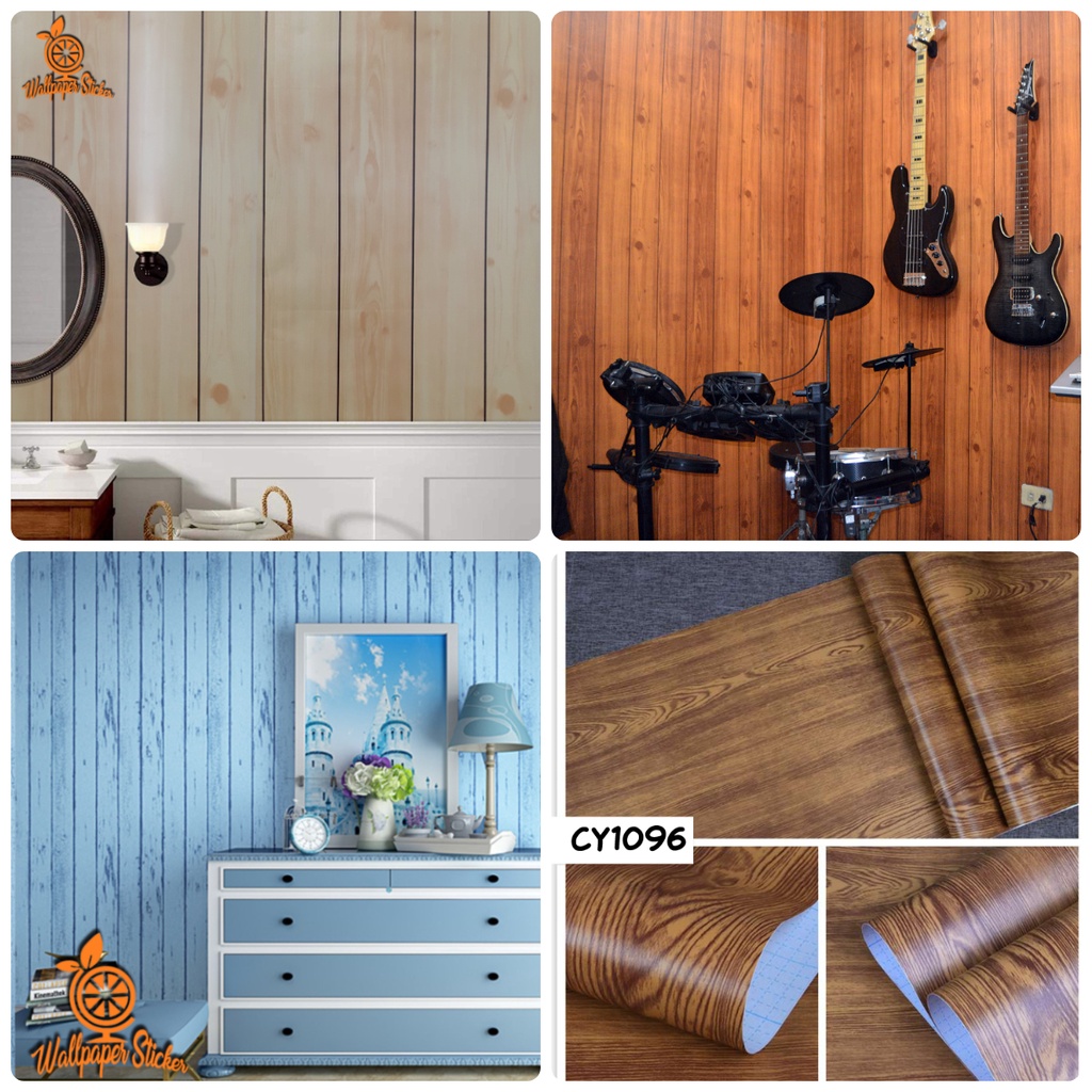 Jual Wallpaper Dinding Polos Wallpaper Stiker Dinding Ruang Tamu 45Cm X