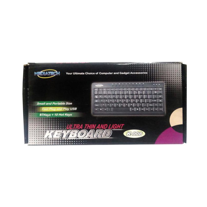 Jual Mediatech Keyboard Mediatech K-008 Ultra Thin And Light ( 52009 ...