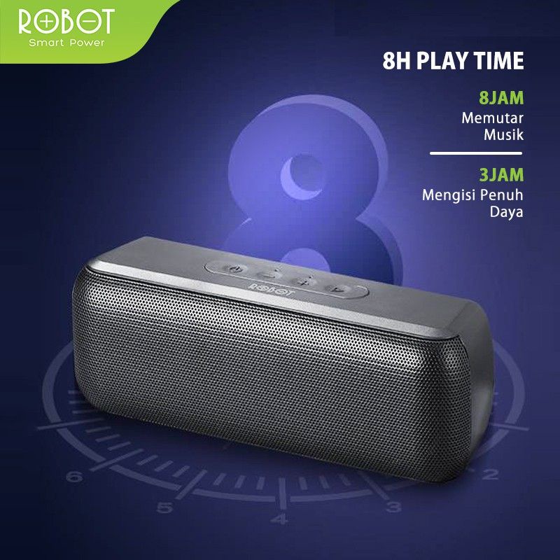 Jual Robot RB220 Speaker Bluetooth 5.0 TF Card Micro SD Flashdisk USB ...