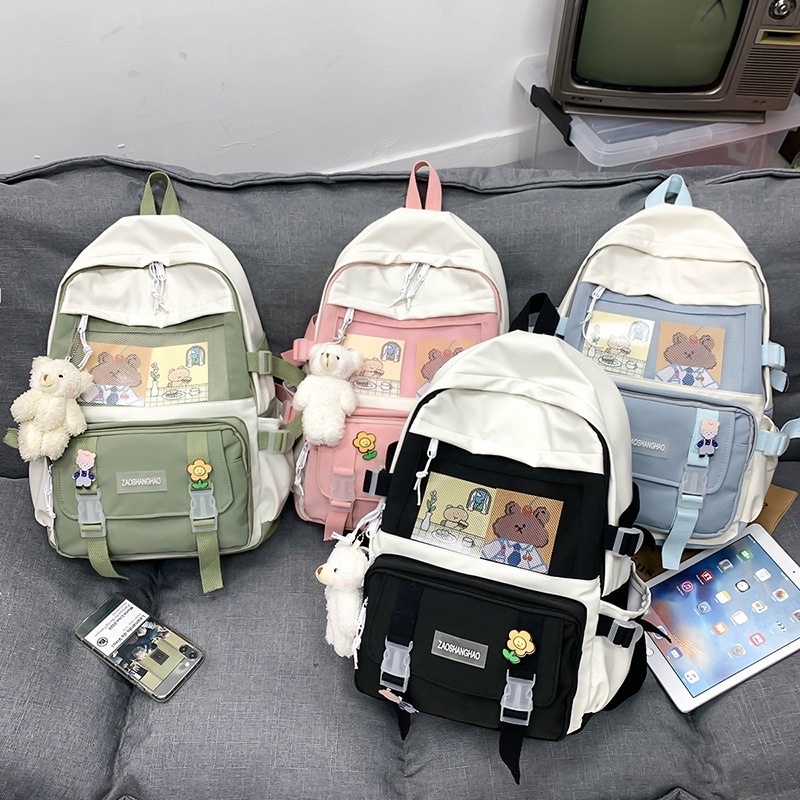 tas ransel mini aesthetic ala cewe-cewe korea