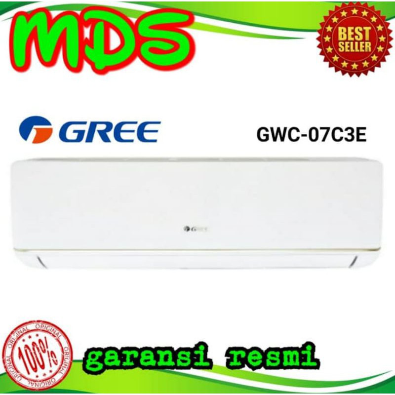 Jual Ac Gree Deluxe Low Watt Gwc 07 C3e 34 Pk Pasang Instalasi Shopee Indonesia 5739