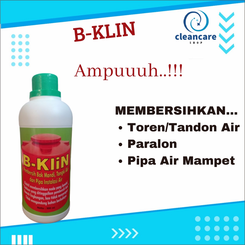 Jual B-KLIN BKLIN B KLIN Pembersih Toren Tandon Paralon Pipa Air Mampet ...