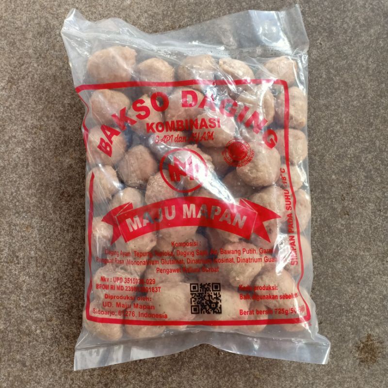 Jual Bakso Maju Mapan 725 Gram Isi 50 Pc Shopee Indonesia