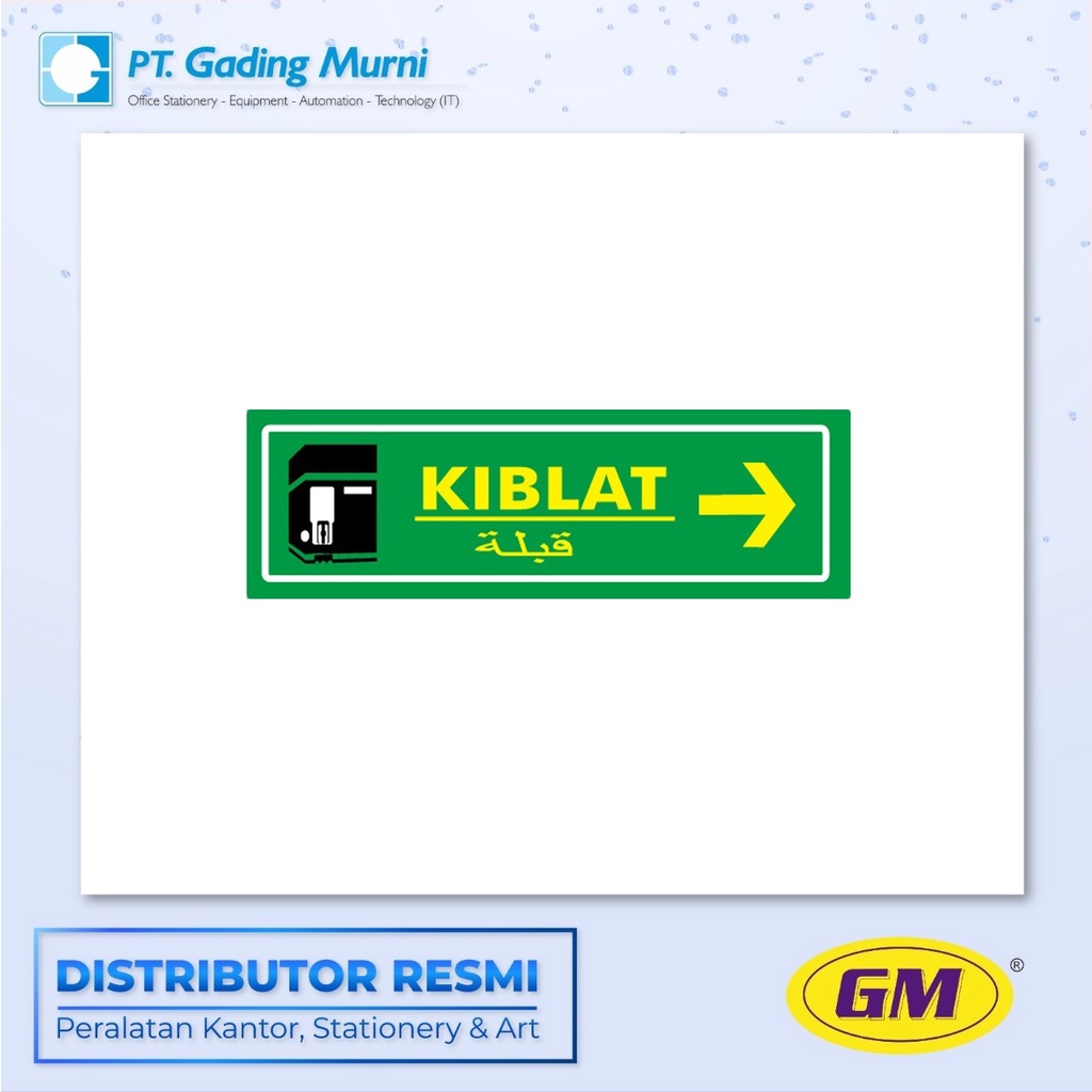 Jual GM LABEL BESAR LB 407 WARNA KIBLAT KANAN | Shopee Indonesia