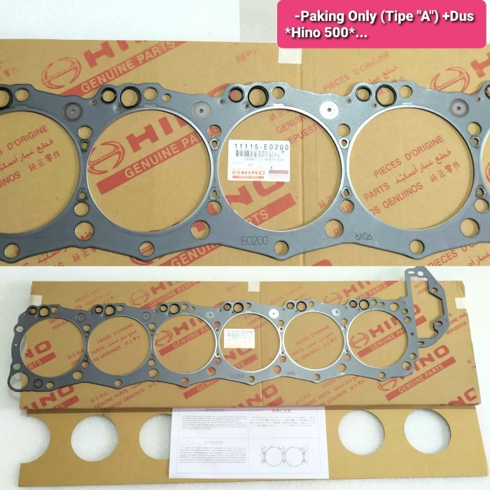 Jual Packing Only Paking Head Packing Gasket HINO 500 RANGER TRUK TRUCK ...