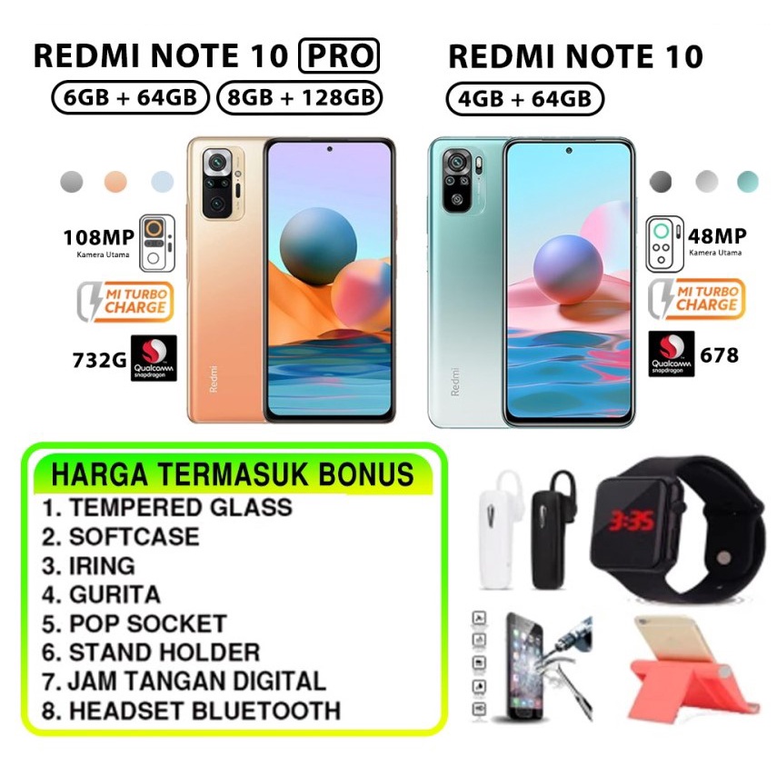 Jual XIAOMI REDMI NOTE 10 PRO | Shopee Indonesia