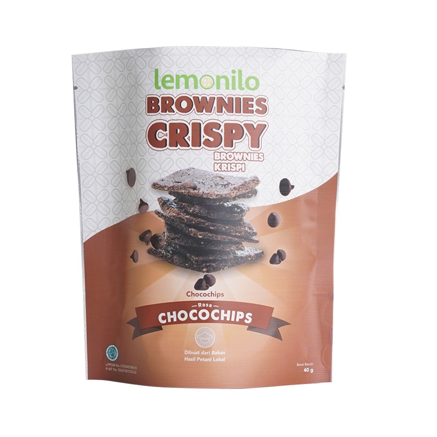 Jual Lemonilo Brownies Crispy Rasa Chocochips 40 gr | Shopee Indonesia