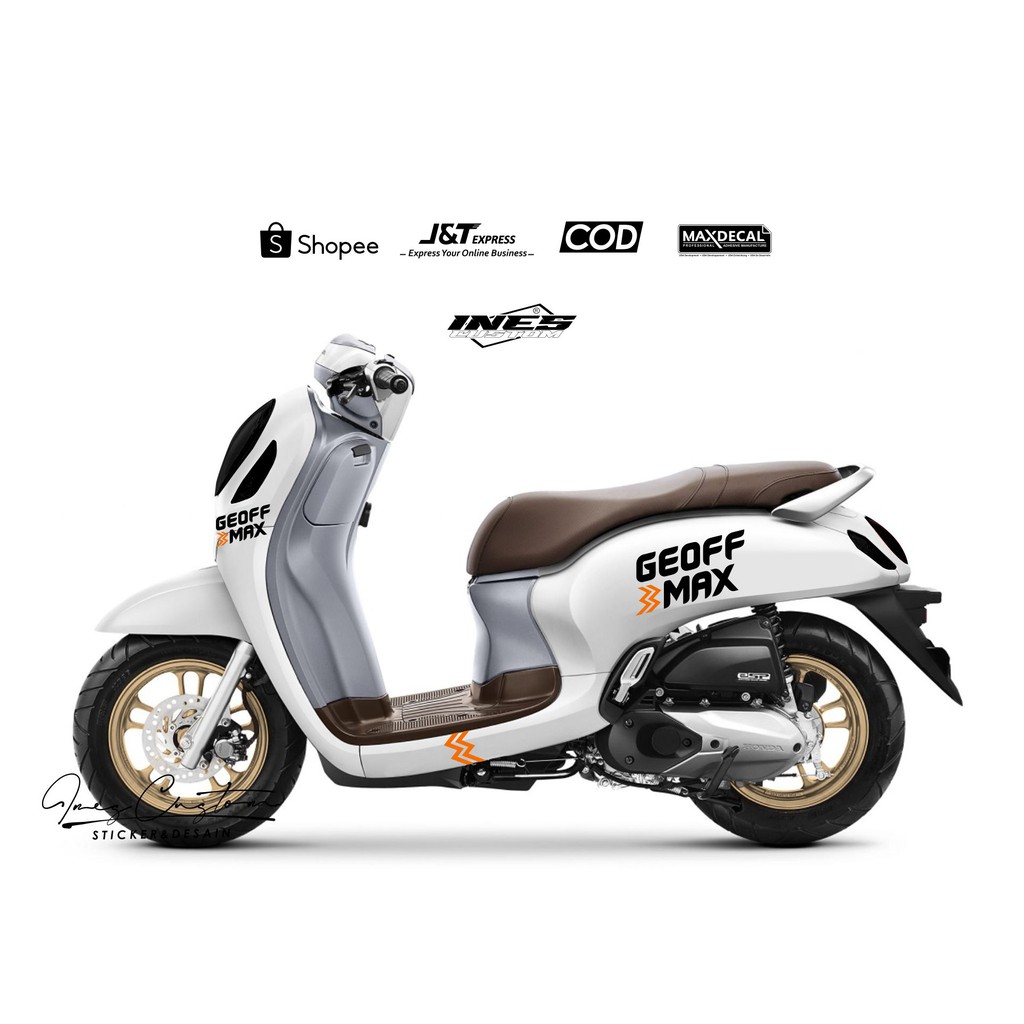 Jual Striping Scoopy 2021 Stiker Cutting Scoopy Prestige Geofmaxx