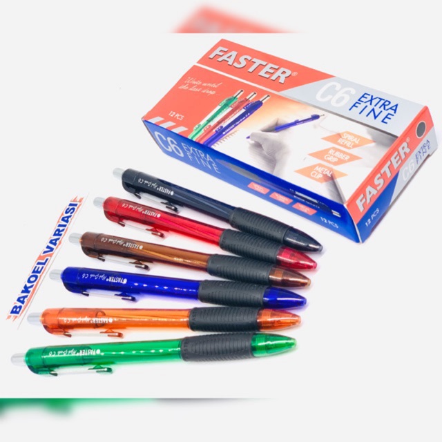 Jual Pulpen Faster Mekanik C6 | Shopee Indonesia