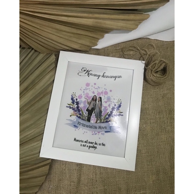 Jual Gift Ultah Painting Floral Frame | Shopee Indonesia