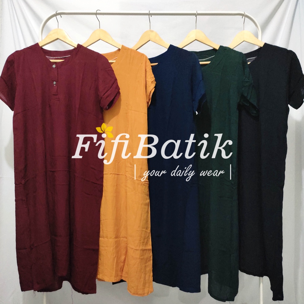 Jual Daster rumahan polos by fifi batik | Shopee Indonesia
