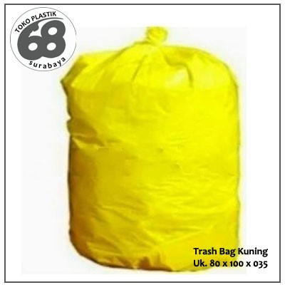 Trash Bag Kuning (Kantong Sampah) 80 x 100 x 035