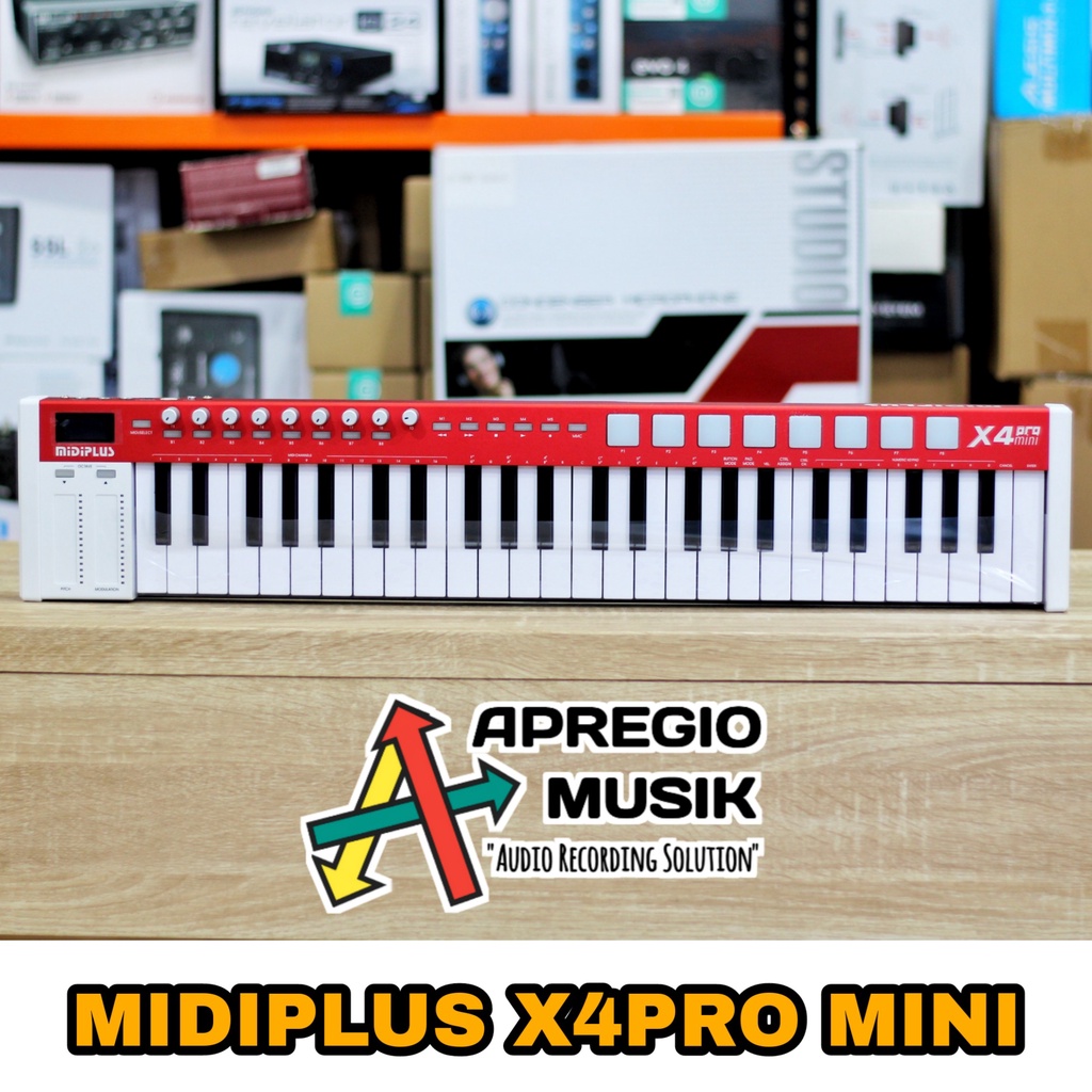Jual Midiplus X4 Pro Mini 49 Keys Professional Midi Controller Shopee
