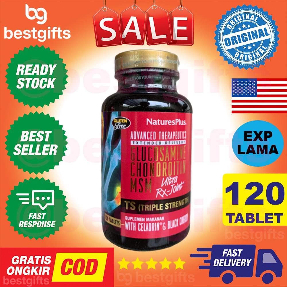 Jual NATURE'S NATURES NATURE PLUS GLUCOSAMINE CHONDROITIN MSM ULTRA RX ...