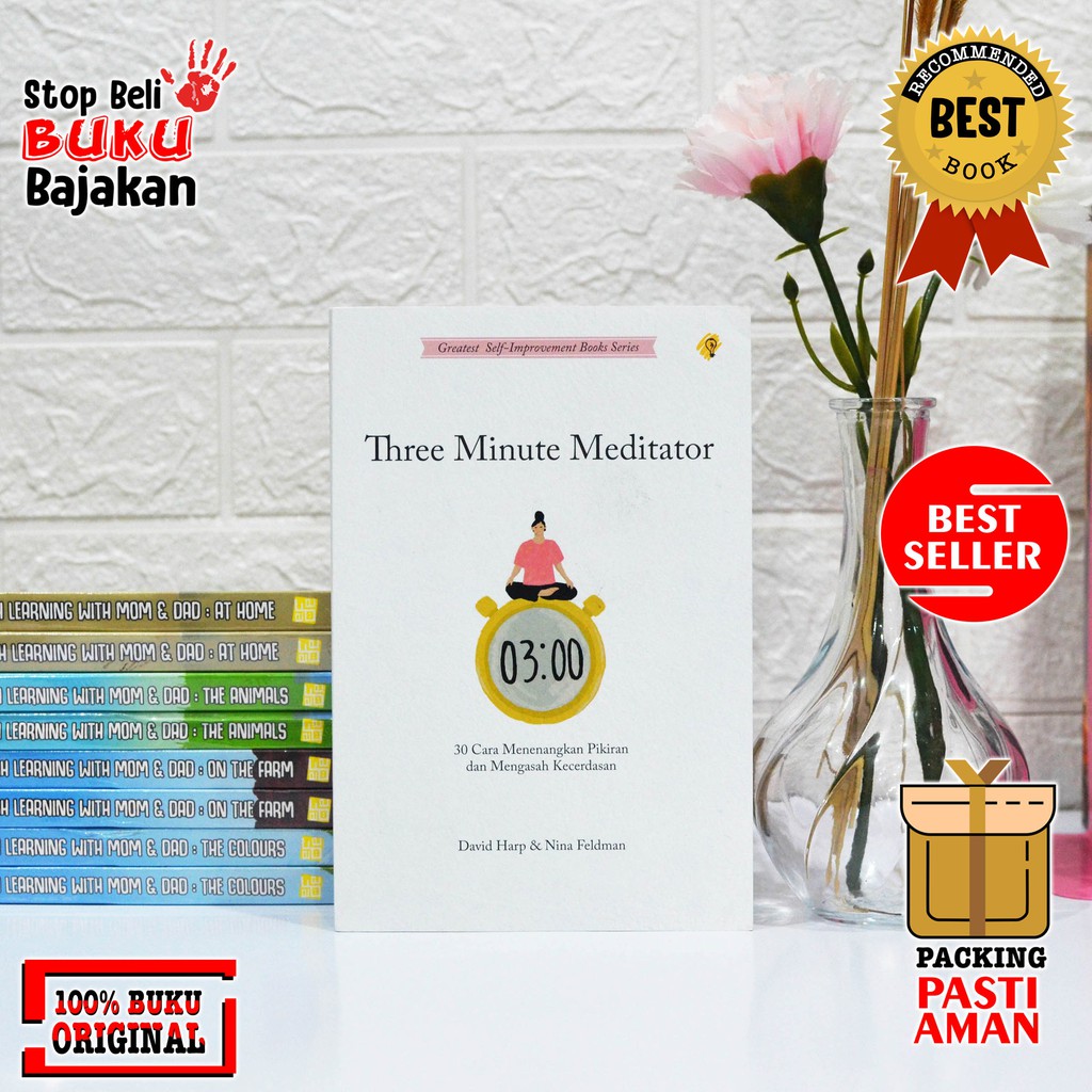 Jual Buku Three Minute Meditator David Harp And Nina Feldman Penerbit